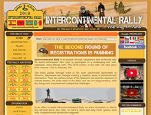 Tablet Screenshot of intercontinentalrally.com